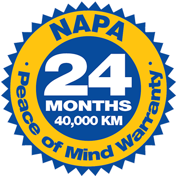 NAPA Warranty - 24 Months / 40000 k